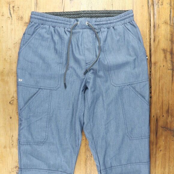KOI NEXT GENERATION BLUE DENIM EVERDAY HERO 5 POCKET CARGO PANT SIZE MP - Picture 8 of 12
